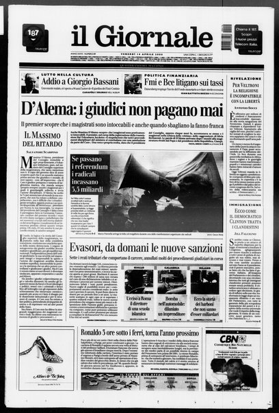 Il giornale : quotidiano del mattino